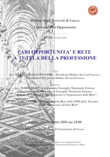 Pari opportunità e rete a tutela della professione